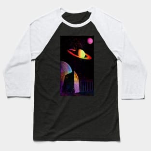 Saturn Neptune and Jupiter Converge (Trippier Colors, Borderless) Baseball T-Shirt